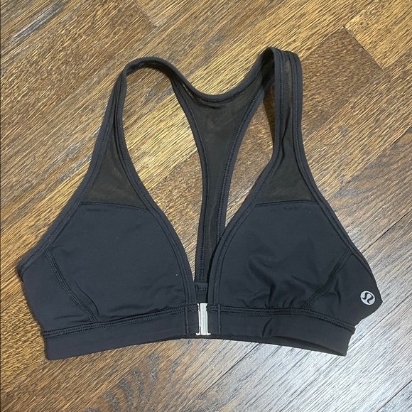 lululemon athletica Other - Lululemon Athletica Black Sports Bra with Mesh Detailing